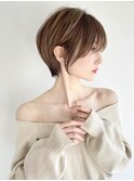 柏で１番綺麗なイメチェンワイドバングの美髪ショートボブ