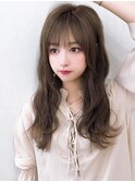 グレージュ髪質改善カラーカットトリートメント4/池袋駅