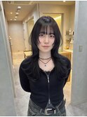 艶髪暗髪ロングウルフカット【広島/本通】