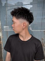 ボコカ(bococa) 【大村指名】メンズカットスキンフェードスパイキーショート登戸