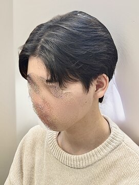 ビッケメンズヘア(Vicke Men's hair) フェザーパーマセンターパートダウンパーマニュアンスパーマ韓国