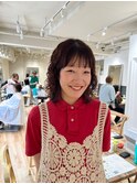 くしゅくしゅボブパーマくびれヘア