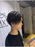 マッシュ短髪ツーブロックモテる束感モテ髪イケメン黒髪ビジネス