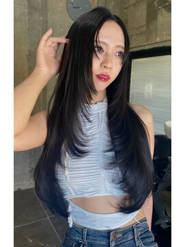 サイン 表参道(SIGN) お洒落なレイヤーカットハッシュカットレイヤーボブ渋谷