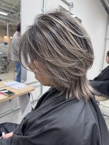 ファンド 千葉(fand)&nbsp;ウルフレイヤー/ミディアムヘア/バレイヤージュ