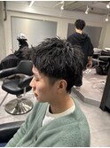 メンズカット×ピンパーマ(栄/伏見/メンズ)