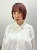ミニボブ × ベビーピンク