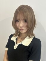 ルトワフクロマチ(Lutowa Fukuromachi) ダークパープル/ナチュラルショート/ミルクブラウン/夏/袋町