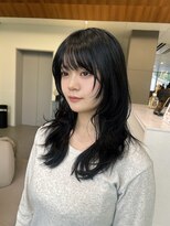 ローレンアオ(LOREN AO)&nbsp;ハッシュカット/グレージュ/デザインカラー/栄矢場