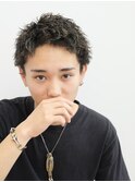 スパイキーショート短髪ピンパーマアクティブ名古屋名駅