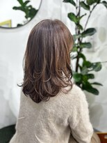 ゼンドット キョウト(Zen. kyoto)&nbsp;【髪質改善】ふんわりレイヤー/ベージュカラー/ミディアム