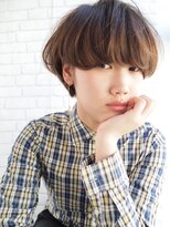ナヌーク シブヤ(nanuk shibuya) 外国人風ボーイッシュ＋フェミニン☆FUDGE風☆グレージュカラー