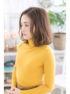 ミック ヘアアンドビューティー 大山店(miq  Hair&Beauty) ノーバング×くせ毛風カール　ラフミディ