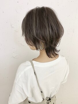 ヴェイン 渋谷(vain) 【vain#Bリアルお客様style】neoウルフ×コントラストハイライト