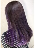 パープルインナーカラー