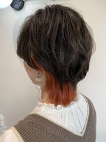 リアン(Lien) Lien☆インナーオレンジ×デザインカラー×マッシュウルフ