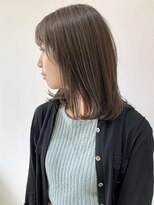 フォーク FOLK&nbsp;【FOLK】小顔 厚めバング イメチェン  アッシュベージュ♪