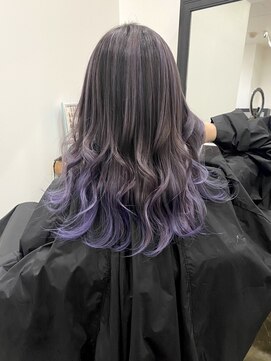 ワンスタイル(One style) 【2ブリーチ】バレイヤージュ+髪質改善トリートメント