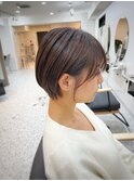 顔型と頭の形に合わせた似合わせ大人ショート