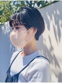 前髪ふわっとショート