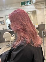 アンジェリカラボ 梅田店(ANGELICA LABO)&nbsp;ホワイトピンクふんわりレイヤー【川又】