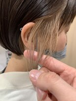 メロウ(mellow)&nbsp;イヤリングカラー×ホワイトベージュ