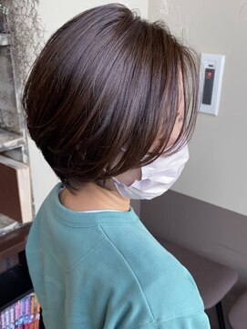 ヘアーメイク アチャ(hair make accha) かっこいい　大人ショートヘア　観音寺ヘアサロン