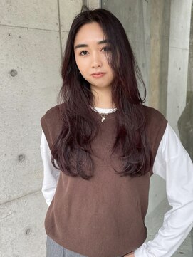 ローウェ 愛知豊橋(Louwe) 髪質改善トリートメント透明感ベージュカラーボブヘアセット豊橋