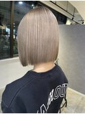 顎ラインボブと似合う!ベージュカラー_milky beige_