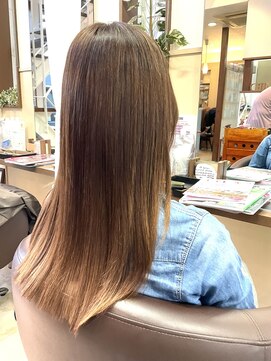 コアフィールフィス(COIFFURE fils) 【見附　今町】M3Dストレート　カラー　髪質改善