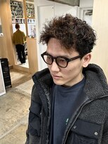 ショートツイストピンパーマ