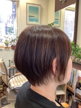 美容室 ペルル(Perle) 耳かけショートスタイル