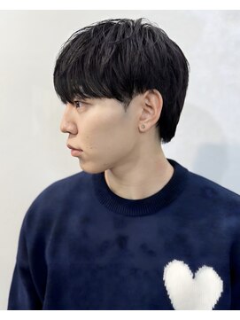 ネクストメンズ 表参道(NEXT men's) カルマパーマ/ベリーショート/ダークアッシュ/ニュアンスパーマ