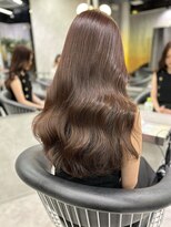 シティ(CITY) ピンクブラウン/ウェーブヘア/韓国ヘア/ショコラブラウン