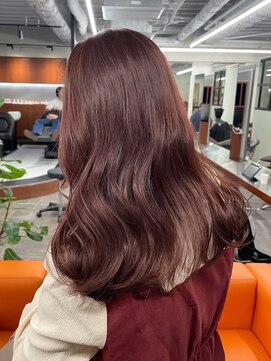 ニコ トウキョウ 渋谷(nico TOKYO) ピンクベージュ/レイヤーカット/ケアブリーチ/透明感カラー