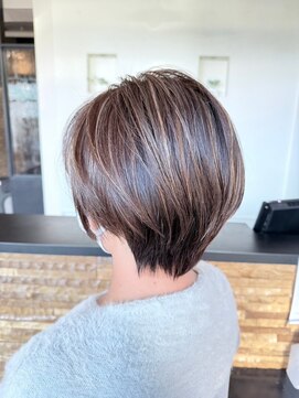 ヴァン カウンシル 王子(VAN COUNCIL) 上品だけどかわいい大人ショートスタイル×髪質改善ケアカラー#1