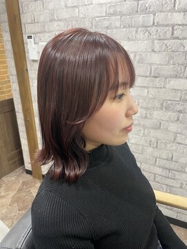 イリエヘア 川口(irier hair) ピンクブラウン☆