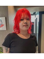 ミリム 栄矢場町店(MIRiM)&nbsp;【栄矢場町】オレンジレッド×レイヤースタイル