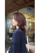 ブロッサム 東中野店&nbsp;フレンチカジュアル大人美人小顔束感ウルフパーマミニウルフ