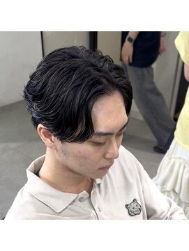 ニコフクオカヘアーメイク(NIKO Fukuoka Hair Make) 「NIKO」艶と抜け感のニュアンスパーマセンターパート 福岡天神