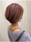 小顔効果抜群ショートボブ