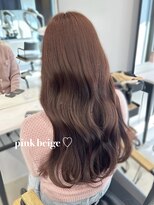 フォンズ(FONS)&nbsp;ピンクベージュ透明感カラーピンクブラウン艶カラー