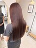 『 ダメージレスで艶髪に』髪質改善ストレート＋カット＋2STEPトリートメント