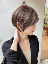 ディモアンド 表参道(Dimo&)&nbsp;カット/ホワイトグレージュ/レイヤーカット/チェリーブラウン