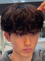 フィフス 渋谷(fifth)&nbsp;渋谷シャドウパーマフェザーパーマ波巻きパーマメンズミディアム