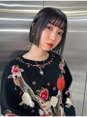 黒髪/クラゲヘアー/オリーブグレー/小顔/ココアベージュ/渋谷