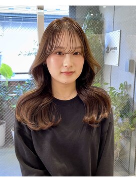 グリーン 町田(green) 【ミディアム】韓国巻きスタイル