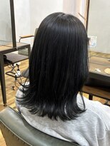 ラグヘアーワークス(LAG HAIR WORKS)&nbsp;暗髪ミディアム