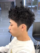 ウィル バイ ブラウン(Vir by Brown)&nbsp;- [x] MEN’S HAIR/サーフカール/刈り上げセンターパート/藤沢