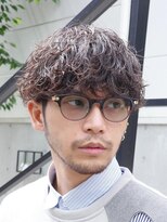 フィフスパーク(fifth PARK)&nbsp;渋谷波巻きスパイラルパーマシャドウパーマメンズマッシュウルフ